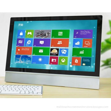 23 Inch Led Touchscreen Panel Pc , 10 Points Infrared Touch Pc Aio